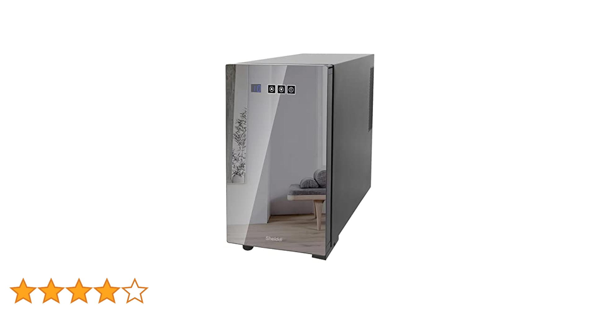 Amazon | Shelddi 小型冷蔵庫 23L 静音 おしゃれ 省エネ ミニ